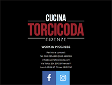 Tablet Screenshot of cucinatorcicoda.com